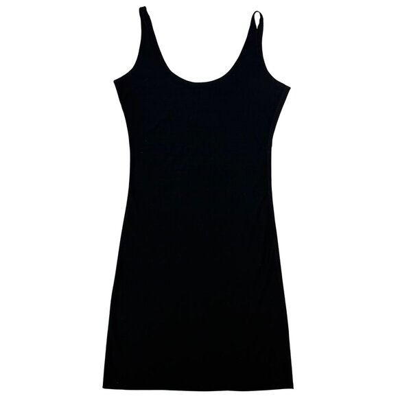Spanx By Sara Blakely Black Scoop Neck Body Shaper Shaping Slip Dress Shape Wear - Picture 6 of 12